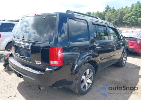 2013 Honda Pilot Touring from USA, damaged, VIN 5FNYF4H98DB047814